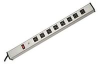 WIREMOLD UL207BD POWER OUTLET STRIP, 6 OUTLET, 15A