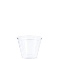 Solo Foodservice TP9R Cold Cup, Clear Squat, 9 oz, Set of 1000