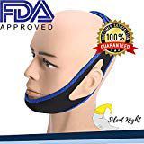 SilentNight ANTI SNORING Chin Strap devices - Chin Straps - Stop Snoring Device - Anti Snore Chin Strap - Snore Solution - Snore Device - Anti Snoring Chin Strap for Men the Chin Strap for Women Black