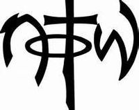 Chase Grace Studio NOTW Not Of This World Christian Jesus God Vinyl Decal Sticker|BLACK|Cars Trucks Vans SUV Laptops Wall Art|5.5" X 5.5"|CGS389