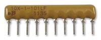 BOURNS 4608X-102-271LF RESISTOR, ISOLATED RESISTOR NETWORK, 4, 270 OHM, 0.02, SIP (1 piece)