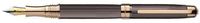 Laban Brass with IP Brown Lined Medium Point Fountain Pen - IPBR-F9191-1PGM