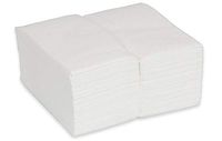 Premium 12" X 17" White Linen Like Disposable Guest Towels/Napkins, 500/Case
