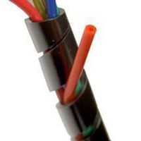 5/8" UV Black Spiral Bundling Wrap-Around Sleeving - (25 ft. spool)
