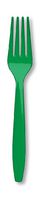 Emerald Green, Premium Plastic Forks, 24 ct