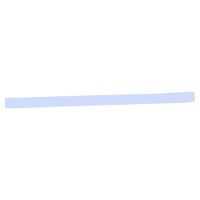 Midwest Rake 79285 16" EPDM Squeegee Blade, 3/8" Notch, Both Sides, Gray