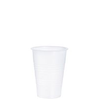 Dart Y10 10 oz Trans Ribbed Wall PS Cup (Case of 2500)