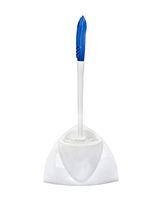 Alpine Industries Toilet Bowl Brush - Heavy Duty Scrubber - Durable Chemical Resistant Fully Bristled Head with Sturdy Non Slip Handle for Better Cleaning (Toilet Brush)