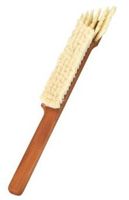 Book Dust Brush Goat Hair/Natural Pig Bristle with Oiled Pearwood Handle, 10-5/8-Inches, by Nessentials, Germany