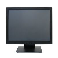 ViewEra V157TP LCD Touch Screen Monitor, Black, 15" Diagonal Screen Size, 5-Wire Resistive Touch Sensor, Maximum Resolution 1024x768, Brightness 250 cd/m2, Contrast Ratio '500:1, Response Time 12ms