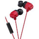 JVC HAFR202R Smartphone Series Xtreme Bass Earbuds, Red