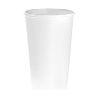 (200 Count) 16 oz White Paper Hot Cups, Disposable Coffee Cups by Tezzorio, Hot Drink Paper Cups for Latte, Cappuccino, Tea, Chocolate