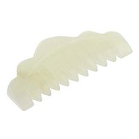Natural Jade Gua Sha Acupoint Massage Comb Scalp Massager Relaxation Comb Fit for Women Men - 02
