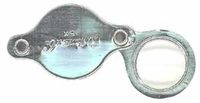 Harris Foldaway 16X Pocket Loupe Magnifier Model 1020