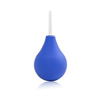 FunkyPipes Blue Enema Bulb Anal Cleaner Vaginal Silicone Douche for Men Women Personal Clean Enema Medical Kit | Vaginal Health | Enema Cleaning Container | Spherical Vaginal