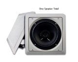 Acoustic Audio LC265i 6.5-Inch Square 2 Way Speaker (White)