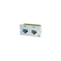 Ortronics Clarity Series II 2-Port CAT5e Jack Module, Fog White OR-S225E00