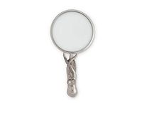 Vagabond House Pewter Octopus Handle Magnifier Metal Designer Desk Office Gift 4" Diameter