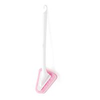 Mirabelley Practical Design Long Handle Multifunctional Triangular Sponge Brush Usuful Brush Kitchen Bathroom Toilet Cleaning Tool