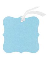 96pack Novelty Frame Blue Glitter Christmas Wedding Holiday Birthday Party Favor Gift Decoration Labeling Note Tags