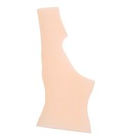 High Quality Soft Skin Color Silicone Gel Thumb Wrist Support Compression Glove Tenosynovitis Spasms Arthritis Brace Wrap Sleeve for Office Workers - L