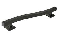 CRL GBF24MBL Matte Black 'S' Square 24" Grab Bar