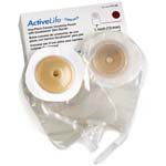 Convatec Active Life Transparent Convex 1 Piece Urostomy Pouch 1" Stoma Opening - Box of 5