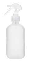 Apothecary Frosted Glass Mist Bottle with Clear Mist Nozzle