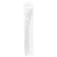 Wrapped Disposable Knife, White, Medium Weight, PK1000