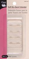 Dritz Bulk Buy Bra Back Extender 1 1/2 inch Wide Beige 2 Hooks 56614 (6-Pack)