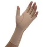 Edema Glove,Tipless Finger, Over Wrist, Size: XS, Left