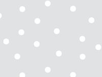 Pack Of 1, 40"X100' Large White Dots Classic Print Cello Rolls 1.0 Mil Made In USA