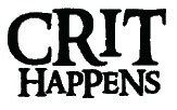 Legacy Innovations Crit Happens DND Black Decal Vinyl Sticker|Cars Trucks Vans Walls Laptop| Black |5.5 x 3.5 in|LLI659