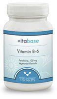 Vitamin B-6 (100 mg) 100 Tablets per Bottle (2 Pack)