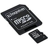 Professional Kingston 16GB LG Spree MicroSDHC Card with custom formatting and Standard SD Adapter! (Class 10, UHS-I)