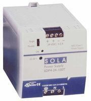 SOLA HEVI DUTY SDP4-24-100RT AC-DC CONV, DIN RAIL, 1 O/P, 4.2A, 24V