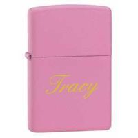 Personalized Matt Pink Zippo Lighter - Fee Laser Engraving