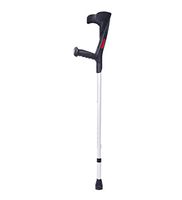XRX Walking Forearm Crutches for Adults and Youth,Adjustable Foldable Lightweight Ergonomic Handle with Comfy Grip,High Density Sturdy Aluminum (Silver, 1)