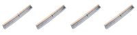 Boardwalk 20436 Floor Brush Head, 3" Gray Flagged Polypropylene, 36" (4-(Pack))