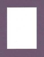 Pack of 10 5x7 Purple Picture Mats Mattes Matting with White Core, for 4x6 Pictures