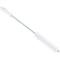 Vikan 53765 Stiff Tube Brush, Polyester, 7/8" x 20" OAL, White