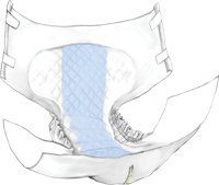 Dignity Compose Disposable Brief, Large 45"-58"