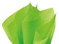 Tissue Paper BRIGHT LIME ~ FOR CRAFTS & GIFT BAGS ~ 24 sheets