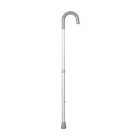 Duro-Med Deluxe Adjustable Walking Cane for Men and Women with Smooth Vinyl Grip, Silver