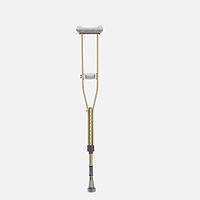 BLWX - Crutches - Elderly Crutches Single Support Underarm Crutches Fracture Medical Adjustable Height Elderly Abdomen Crutch (Design : Upgraded Version, Size : 95-115cm)