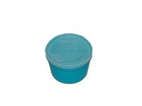 MCK95232910 - Mckesson Brand Denture Cup Medi-Pak Teal Snap-On Lid Disposable
