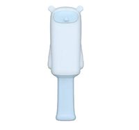 New Pet Hair Remover Brush, Cat, Dog, Fur Hair Remover with Double-Sided Brush with Self-Cleaning Base (Blue)