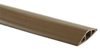 Cable Protector, 1 Channel, Brown, 5 ft. L