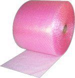 Small 3/16-Inch Pink Anti-Static Bubble Cushioning Wrap Roll, 175-Foot by 12-Inches Wide, 12-Inch Perforated