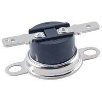 NTE Electronics NTE-DTC180 Snap Action Disc Thermostat, Close on Rise, 180° F Temperature, Loose Bracket, 1/4" QC Terminals
